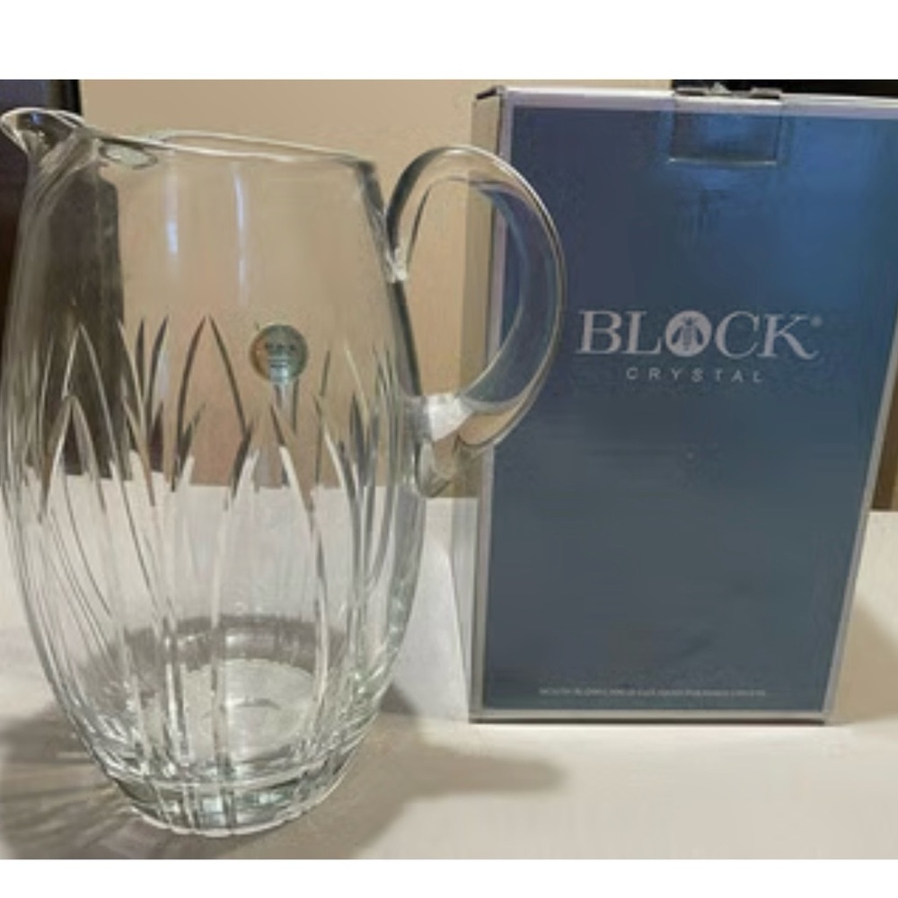 BLOCK Crystal Pitcher (no original box)
